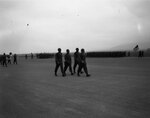 Black United States Army soldiers marching in formation by Unknown