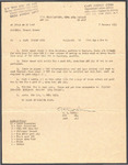 Travel Orders issued to Captain Ivorey Cobb by Colonel Cook and signed by R.L. Borden, CWO USA, Assistant Adjutant; January 7, 1955 by United States Army - USFA Area Command