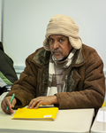 Somali Man in ESL Class, 2012 by Becky Field