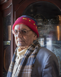 Bhutanese Man at Home, 2017 by Becky Field