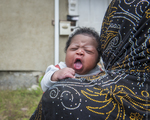Somali Mother with New Baby, 2018 by Becky Field