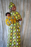 Burundi Woman with Baby on Her Back, 2012 by Becky Field