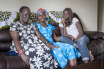 South Sudanese Family at Home, 2012 by Becky Field