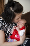 Afghan Mother with New Daughter, 2013 by Becky Field