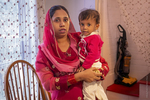 Burmese Mother and Son during Eid al-Fitr, 2013 by Becky Field