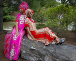 Somali Cousins in a Park, 2016 by Becky Field