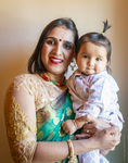 Mother and Baby during Bhai Tika, 2016 by Becky Field