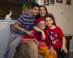 Bhutanese Elder and Her Family, 2016 by Becky Field