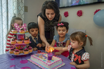 Birthday Party for a Four-year-old, 2017 by Becky Field