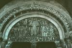 Cathedral of Saint-Lazare, west central tympanum: Last Judgment