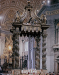 Baldacchino. Overall views by Gian Lorenzo Bernini