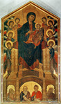Madonna and Child Enthroned by Cimabue