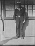 Young sailor on Nikolskaya Street in Moscow, Russia, USSR, ca. 1932-1933 by Jacobi, Lotte, 1896-1990