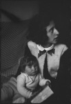 Portrait of Mrs. C. Gerhard, with her child in Moscow, Russia, USSR, ca. 1932 by Jacobi, Lotte, 1896-1990