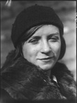 Portrait of Vera Lugowski, daughter of "Mother" Lugowski in Moscow, Russia, USSR, ca. 1932 by Jacobi, Lotte, 1896-1990