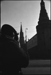 Helen Elliot taking a photo in Red Square in Moscow, Russia, USSR, ca. 1932 by Jacobi, Lotte, 1896-1990