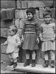 Three children in the Fedja family in Moscow, Russia, USSR, ca. 1932-1933 by Jacobi, Lotte, 1896-1990