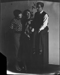 Portrait of Mikhail Efimovich Koltsov, Soviet jourlist, his wife Fran, and Lotte Jacobi's friend Maria in Moscow, Russia, USSR, ca. 1932-1933 by Jacobi, Lotte, 1896-1990