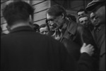 Henri Barbusse, French novelist and member of the Communist party, at a railroad station in Moscow, Russia, USSR, ca. 1932 by Jacobi, Lotte, 1896-1990