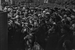 Crowd at an outdoor puppet show in Moscow, Russia, USSR, ca. 1932 by Jacobi, Lotte, 1896-1990