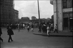 Busy street scene in Moscow, Russia, USSR, ca. 1932-1933 by Jacobi, Lotte, 1896-1990