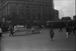 Funeral procession on a street in Moscow, Russia, USSR, ca. 1932 by Jacobi, Lotte, 1896-1990