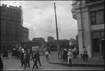 Funeral procession on a street in Moscow, Russia, USSR, ca. 1932 by Jacobi, Lotte, 1896-1990