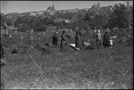 Russian priest conducting a funeral in Moscow, Russia, USSR, ca. 1932 by Jacobi, Lotte, 1896-1990