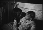 Two young members of the Dietrich family, a sister and her baby brother in Moscow, Russia, USSR, ca. 1932-1933 by Jacobi, Lotte, 1896-1990