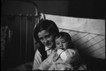 Two young members of the Dietrich family, a sister and her baby brother in Moscow, Russia, USSR, ca. 1932-1933 by Jacobi, Lotte, 1896-1990