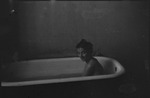 Woman in a bathtub in Russia, USSR, ca. 1932-1933 by Jacobi, Lotte, 1896-1990