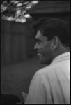 Profile of smiling man in Moscow, Russia, USSR, ca. 1932-1933 by Jacobi, Lotte, 1896-1990