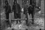 Workers on a street in the USSR, ca. 1932-1933 by Jacobi, Lotte, 1896-1990