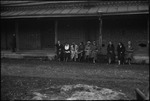 Line of women sitting on a porch in the USSR, ca. 1932-1933 by Jacobi, Lotte, 1896-1990