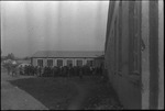 Crowd outside of a building in USSR, ca. 1932-1933 by Jacobi, Lotte, 1896-1990