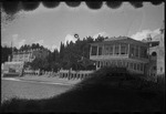 Buildings on the water in USSR, ca. 1932-1933 by Jacobi, Lotte, 1896-1990