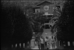 Group of people in a park outside Moscow in USSR, ca. 1932-1933 by Jacobi, Lotte, 1896-1990