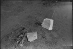 Broken gravestone in the USSR, ca. 1932-1933 by Jacobi, Lotte, 1896-1990