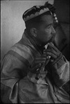 Flute player in Stalinabad (Dushanbe), Tajikistan, Central Asia, ca. 1932 by Jacobi, Lotte, 1896-1990