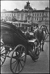 Horse and carriage in the USSR, ca. 1932-1933 by Jacobi, Lotte, 1896-1990