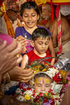 Celebrating Lord Krishna's Birthday, 2012 by Becky Field