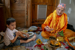 Bhutanese Boy's Birthday Celebration, 2013 by Becky Field