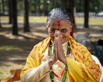 Celebrating Lord Krishna's Birthday, 2013 by Becky Field