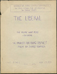 The Liberal, Vol. 2, No. 1, November 23, 1939