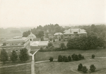 Campus view from Thompson Hall belfry, looking west, 1917 by Clement Moran