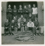 Rope Pull Team, Class of 1920, Sophomores, October 12, 1917 by Clement Moran