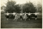 May Day, May 15, 1920: Dancers in a line by Clement Moran