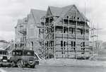 Phi Mu Delta House, construction, ca. Fall 1929 by Clement Moran