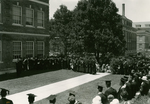 Commencement, June 1931: Ivy planting exercises at Murkland Hall by Clement Moran