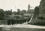 Commencement, June 1931: Procession of seniors going to Baccalaureate service by Clement Moran